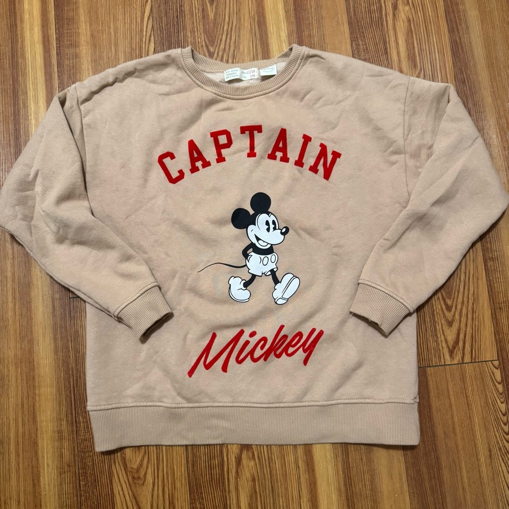 Zara Kids Captain Mickey Graphic Sweatshirt